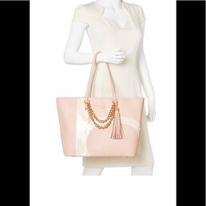 Bebe pink tote purse NWT